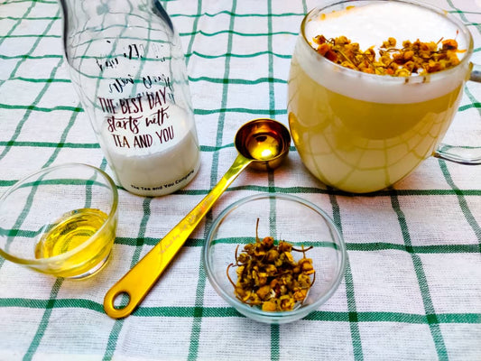 The One Where We All Relax (Chamomile Tea Latte Recipe)!
