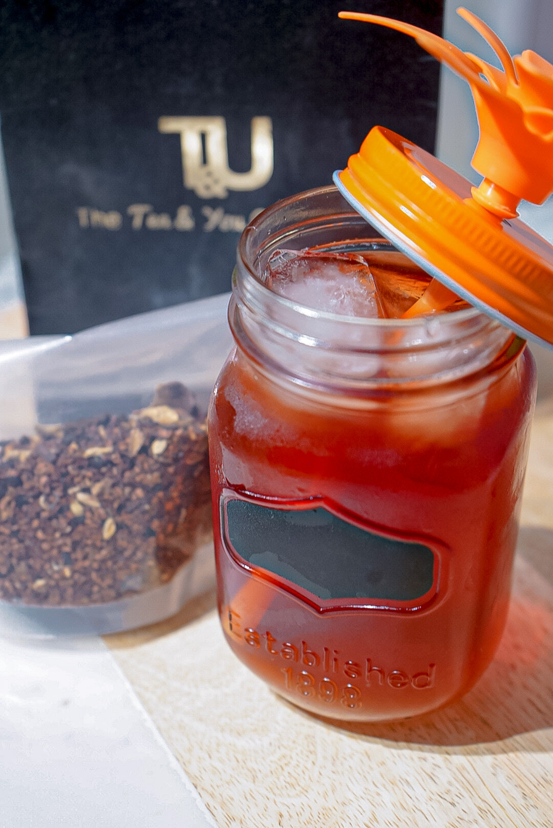 The One about the Rooibos Hibiscus Iced Tea